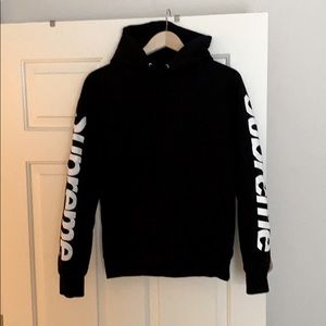 Authentic Black Supreme Sideline Hoodie, M